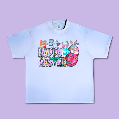 Happy Easter Nurse Urban Heavy Tee Designed By Cowhidedigitalart