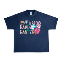 Navy happy easter nurse Urban Heavy Tee - CowhideDigitalArt