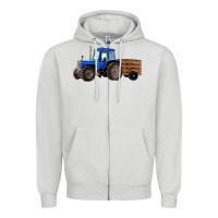 Farm Tractor Zipper Hoodie | Teevron