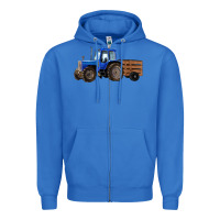 True Royal Farm Tractor Zipper Hoodie - RanaPortraitStore