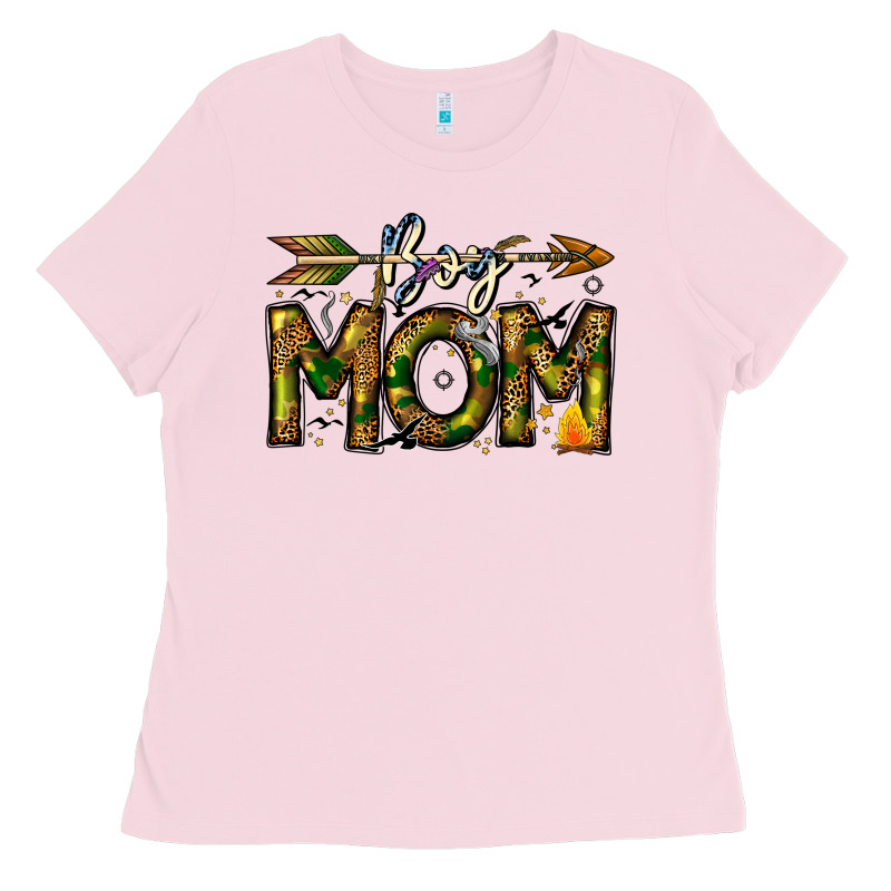 Boy Mom Ladies Tee by CowhideDigitalArt | Teevron
