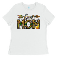 White Boy Mom Ladies Tee - CowhideDigitalArt