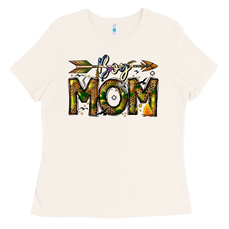 Boy Mom Ladies Tee by CowhideDigitalArt | Teevron