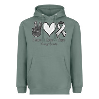 Sage Peace Love Cure Lung Cancer Heavyweight Hoodie - Jasminsmagicworld