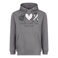 Storm Peace Love Cure Lung Cancer Heavyweight Hoodie - Jasminsmagicworld