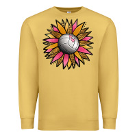 Volleyball Sunflower Premium Sweatshirt | Teevron