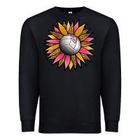 Black Volleyball Sunflower Premium Sweatshirt - Jasminsmagicworld
