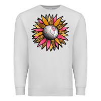 Dove Grey Volleyball Sunflower Premium Sweatshirt - Jasminsmagicworld