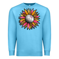 Ocean Blue Volleyball Sunflower Premium Sweatshirt - Jasminsmagicworld