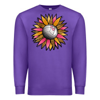 Purple Volleyball Sunflower Premium Sweatshirt - Jasminsmagicworld