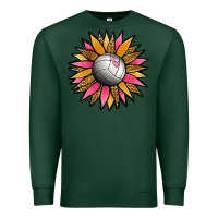 Sports Green Volleyball Sunflower Premium Sweatshirt - Jasminsmagicworld