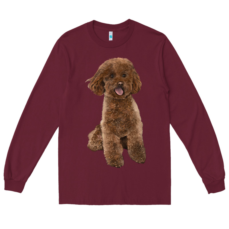 Poodles Dog Lllustrations Long Sleeve Tee by LillyAllenDesigns | Teevron