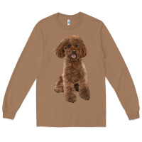 Toasted Coconut Poodles Dog lllustrations Long Sleeve Tee - LillyAllenDesigns