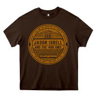 Chocolate Brown jason isbell classic Heavy Core Tee - baoMotion