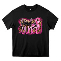 Black find a cure Heavy Core Tee - FaDigitalArtStudio