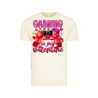 Vintage Arctic Gaming is My Valentine Vintage Tee - CowhideDigitalArt