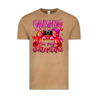 Vintage Camel Gaming is My Valentine Vintage Tee - CowhideDigitalArt