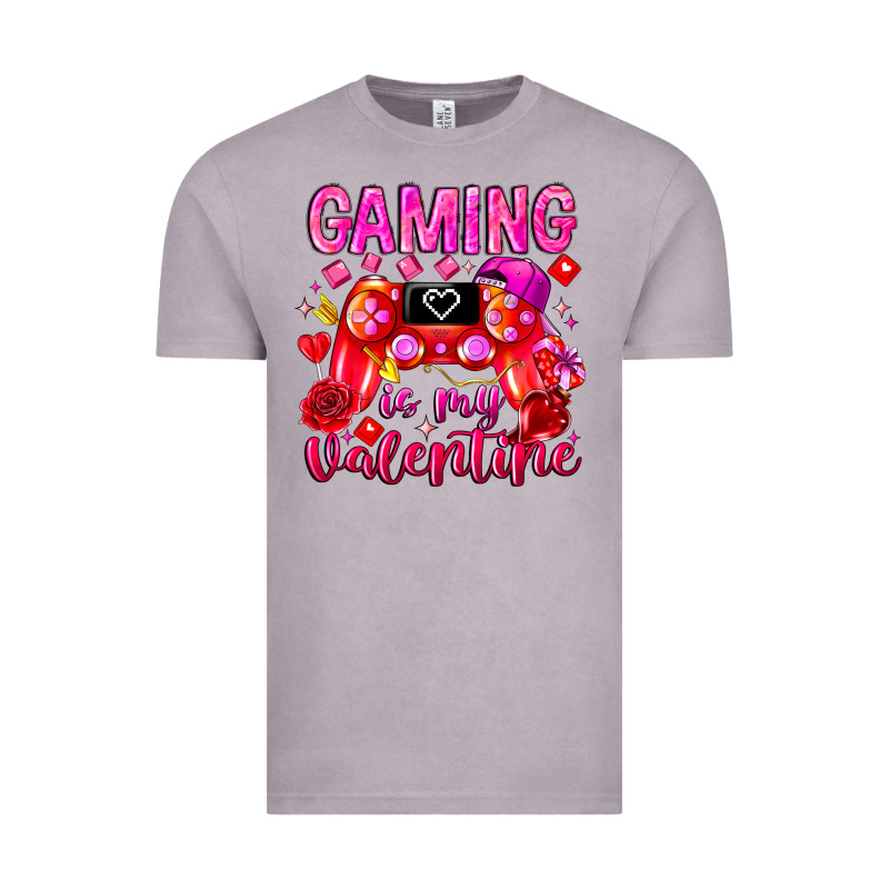 Gaming Is My Valentine Vintage Tee by CowhideDigitalArt | Teevron