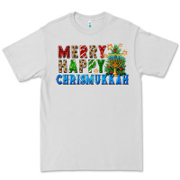 Dove Grey merry happy chrismukkah Premium Tee - FaDigitalArtStudio