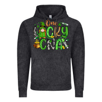 Vintage Black one lucky cna Vintage Hoodie - Artiststas