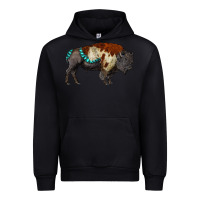 Black gemstone bison Urban Hoodie - RanaPortraitStore