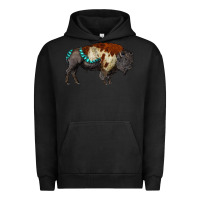 Pigment Black gemstone bison Urban Hoodie - RanaPortraitStore
