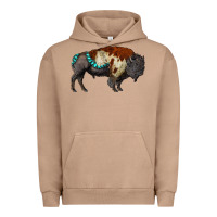 Pigment Burro gemstone bison Urban Hoodie - RanaPortraitStore
