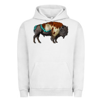 Pigment Lunar Rock gemstone bison Urban Hoodie - RanaPortraitStore