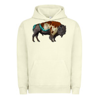 Pigment Pistachio gemstone bison Urban Hoodie - RanaPortraitStore