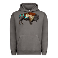 Pigment Tornado gemstone bison Urban Hoodie - RanaPortraitStore