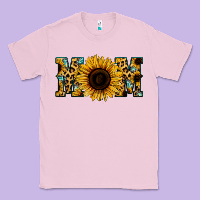 Sunflower Leopard Mom Classic Tee Designed By Jasminsmagicworld