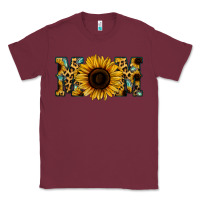 Burgundy Sunflower Leopard Mom Classic Tee - Jasminsmagicworld