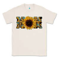 Natural Sunflower Leopard Mom Classic Tee - Jasminsmagicworld