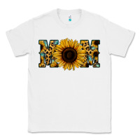 White Sunflower Leopard Mom Classic Tee - Jasminsmagicworld