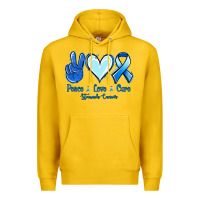 Lemon Peace Love Cure Stomach Cancer Premium Hoodie - Jasminsmagicworld