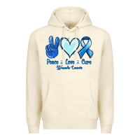 Sandshell Peace Love Cure Stomach Cancer Premium Hoodie - Jasminsmagicworld