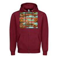 Burgundy sunflower Zipper Hoodie - Jasminsmagicworld