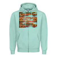 Seafoam sunflower Zipper Hoodie - Jasminsmagicworld