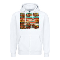 White sunflower Zipper Hoodie - Jasminsmagicworld