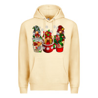 Pina Colada Christmas coffee gnome Premium Hoodie - BarkalooDesign
