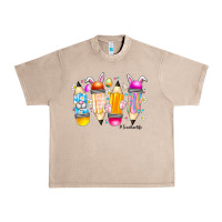 French Oak Easter Teacher Life Urban Heavy Tee - CowhideDigitalArt