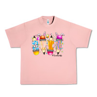 Salmon Easter Teacher Life Urban Heavy Tee - CowhideDigitalArt