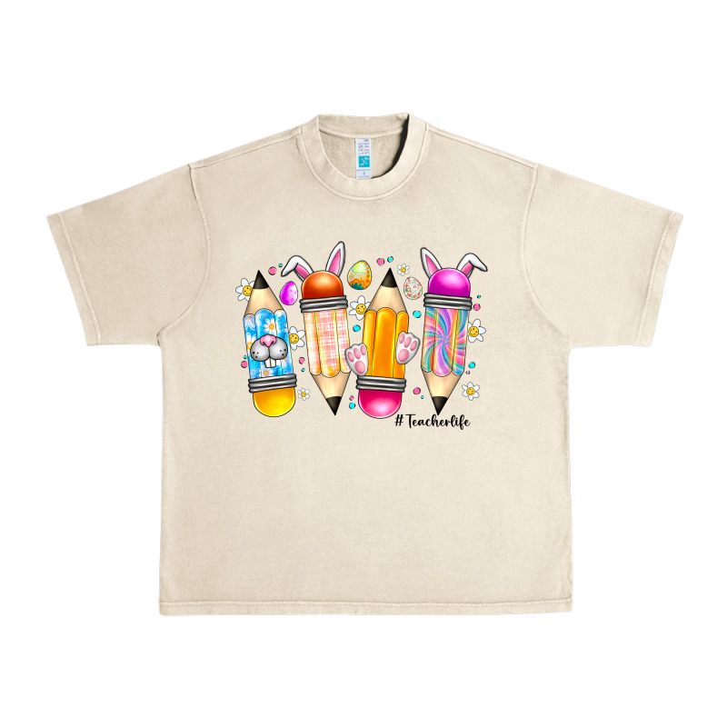 Easter Teacher Life Urban Heavy Tee by CowhideDigitalArt | Teevron