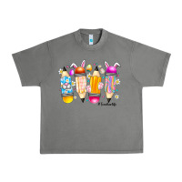 Tornado Easter Teacher Life Urban Heavy Tee - CowhideDigitalArt