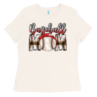 Bone Baseball Mom Ladies Tee - CowhideDigitalArt