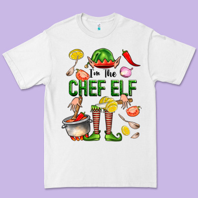 Im The Chef Elf Premium Tee Designed By Fadigitalartstudio