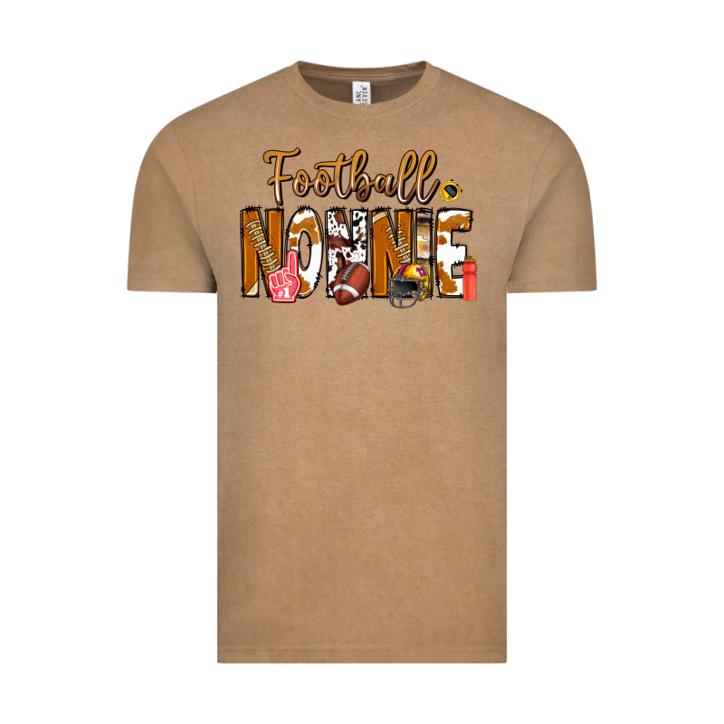 Football Nonnie Vintage Tee by CowhideDigitalArt | Teevron