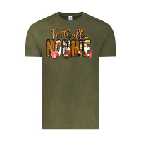 Vintage Olive football NONNiE Vintage Tee - CowhideDigitalArt