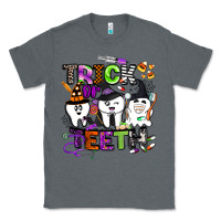 Charcoal Heather trick or teeth Classic Tee - BarkalooDesign