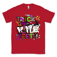 Red trick or teeth Classic Tee - BarkalooDesign